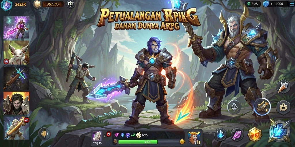 Gameplay intens di dunia 365ZK dengan aksi ARPG menakjubkan.