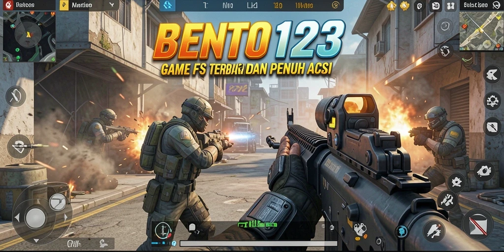 Tampilan gameplay menegangkan dari BENTO123 saat aksi pertempuran berlangsung.
