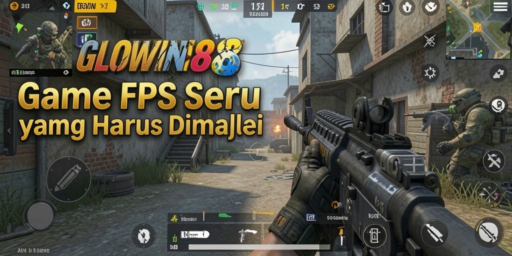 Tampilan gameplay GLOWIN88 yang mendebarkan di medan perang.