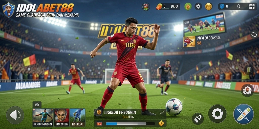 Tampilan menarik dari permainan olahraga di IDOLABET88.