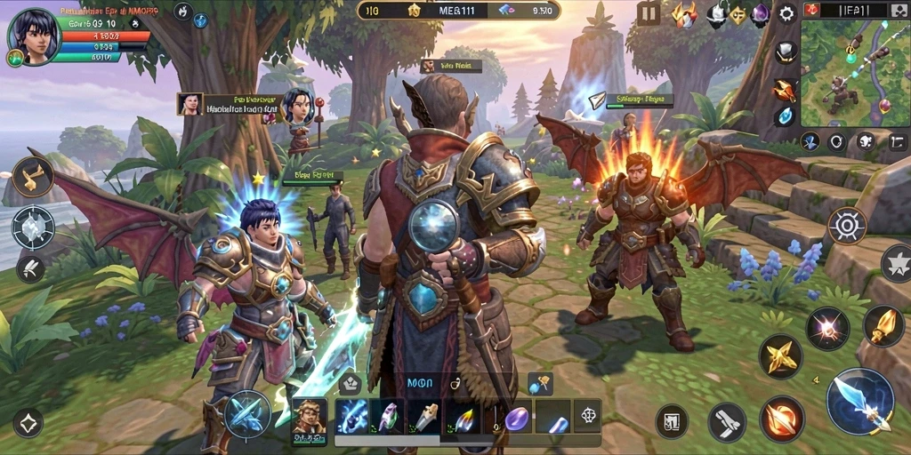Tampilan gameplay seru di MEGA111 dengan aksi pertarungan epik.