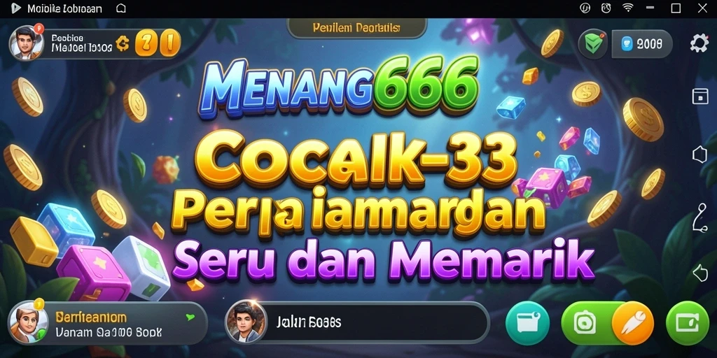 Tampilan gameplay MENANG666 yang penuh warna dan seru.