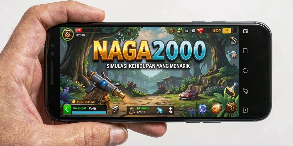 Tampilan gameplay NAGA2000 yang menampilkan interaksi karakter yang menarik.