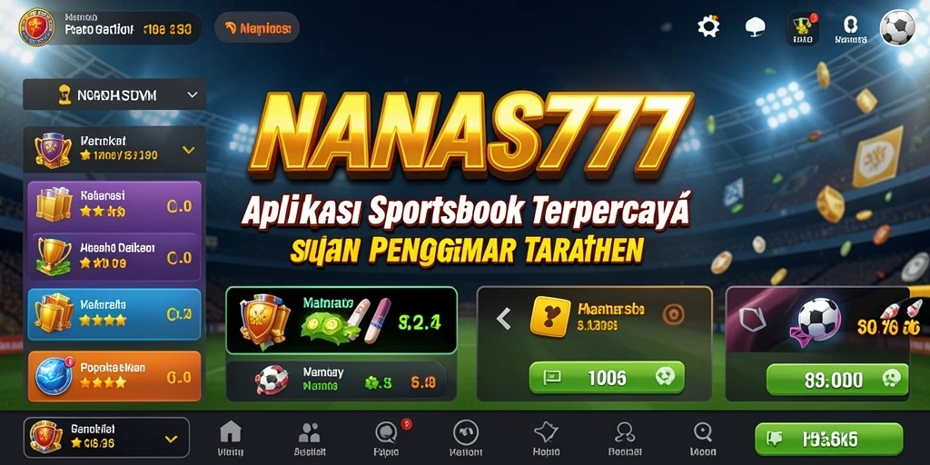 Tampilan gameplay NANAS777 yang menarik dan interaktif di aplikasi Sportsbook.