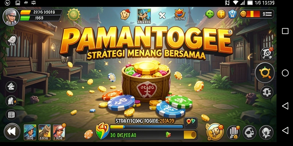 Screenshot utama PAMANTOGEL menunjukkan gameplay Strategy yang menantang.