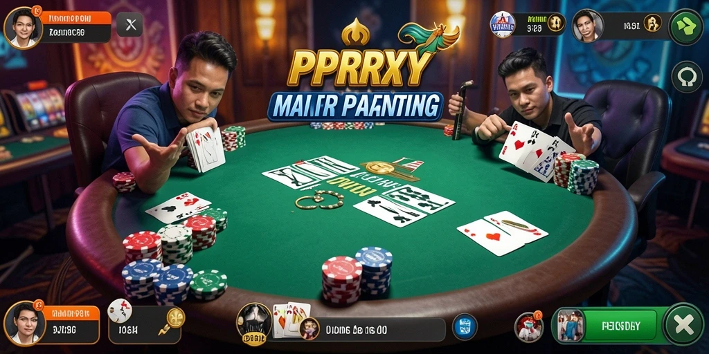 Gameplay seru Poker PPRRYY dengan aksi mendebarkan.
