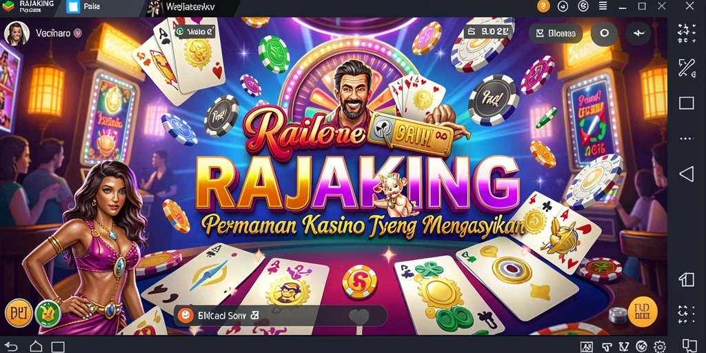 Tampilan gameplay yang memukau dari RAJAKING.