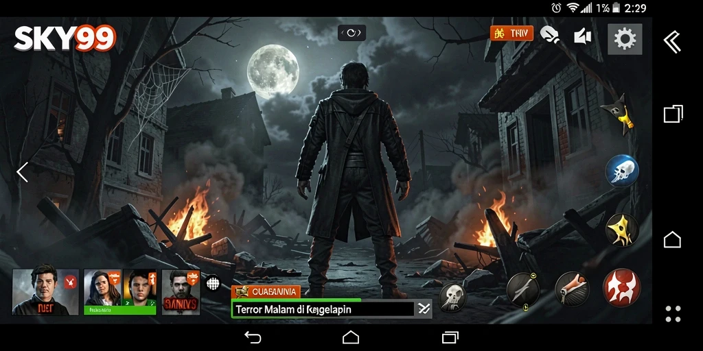 Gameplay menegangkan dengan suasana horor yang mencekam.