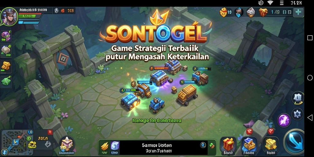 Tampilan gameplay seru dari SONTOGEL yang menarik dan strategis.