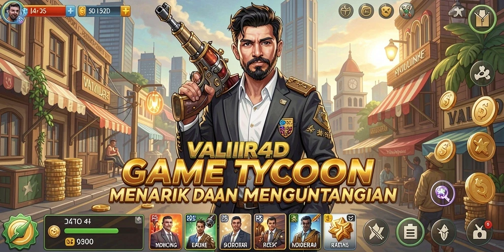 Gameplay menyenangkan dalam dunia Tycoon yang penuh tantangan.