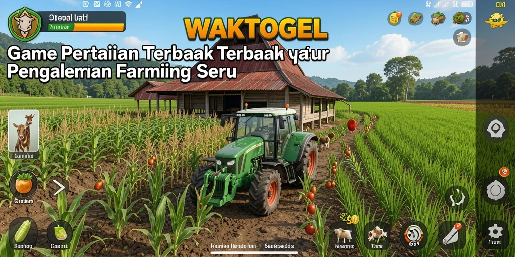 Tampilan gameplay <strong>WAKTOGEL</strong> yang menarik dari pengalaman bertani.