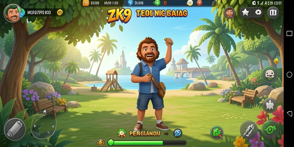 Menampilkan gameplay ZK9 yang santai dan adiktif.